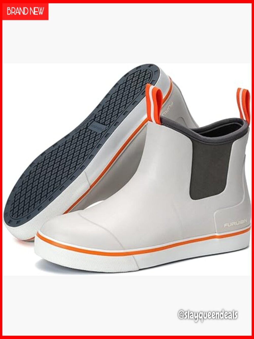 Waterproof Rubber Ankle Rain Boots Slip-Resistant Outdoor Work Shoes